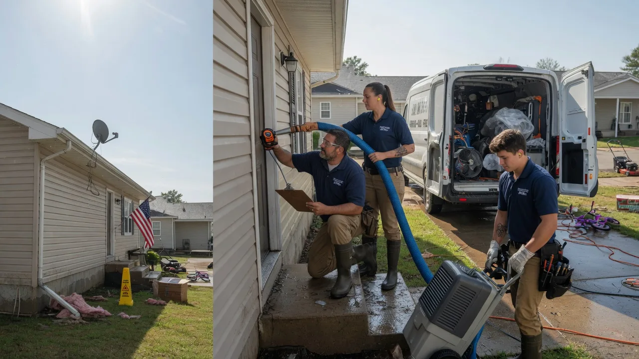 Ceiling Water Damage Restoration in Winnsboro, TX near me